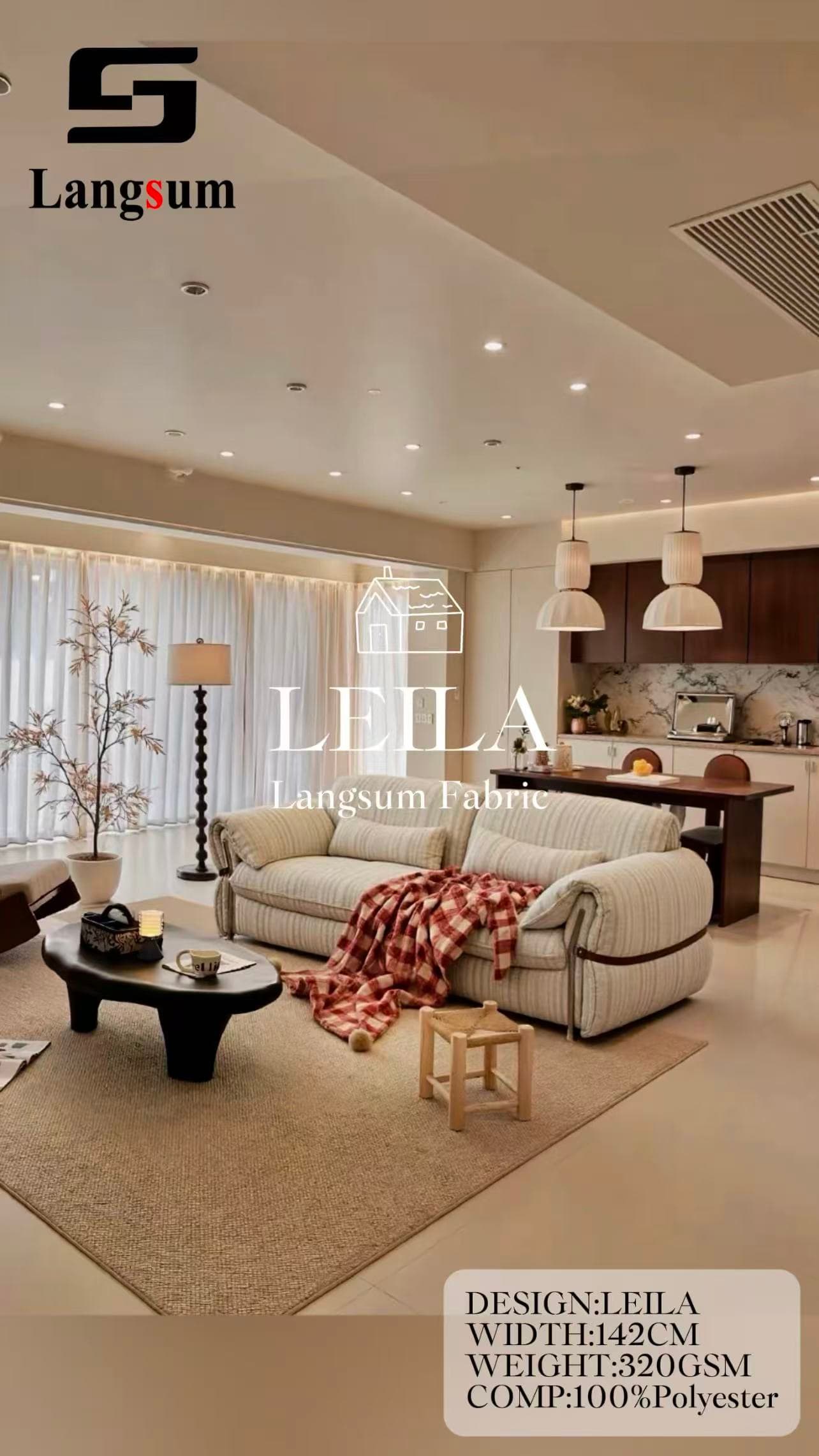 wear resistance by Langsum Fabric for B2B upholstery sourcing