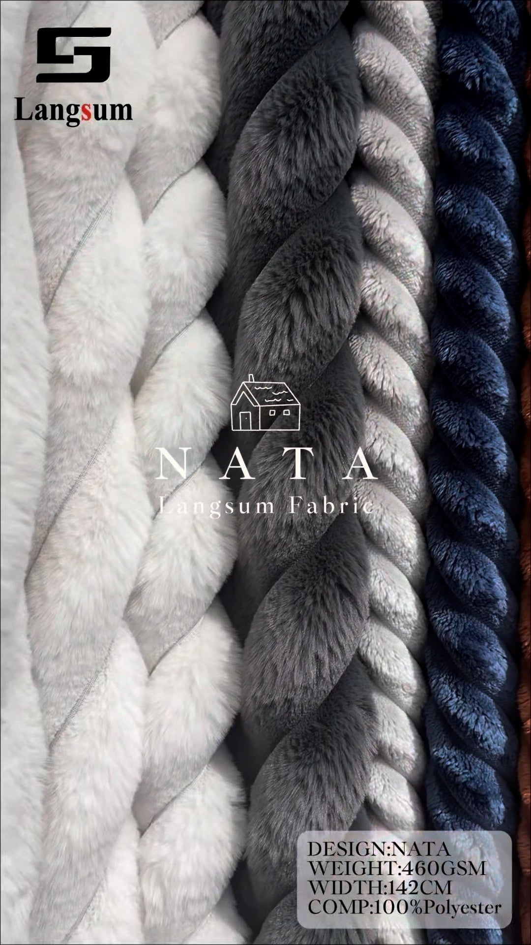 plush upholstery fabric by Langsum Fabric for B2B upholstery sourcing