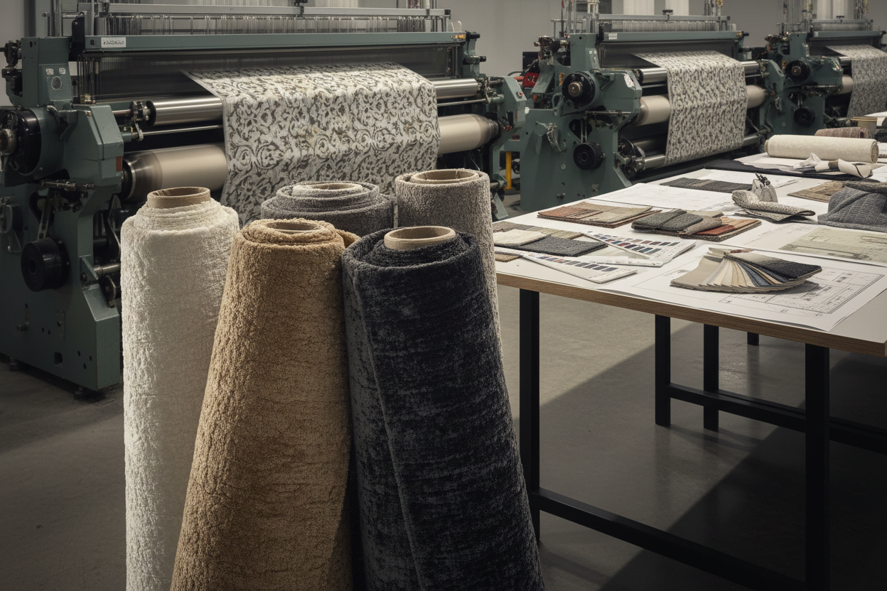 Custom Pattern and Texture Development in Upholstery Fabric for B2B Projects