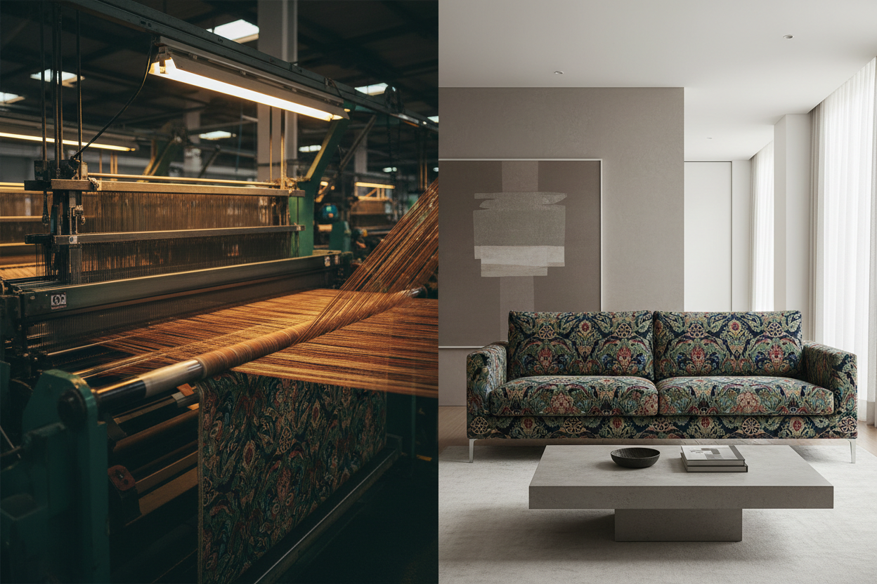 Textured Upholstery Fabrics: How Different Surface Effects Influence Sofa Design