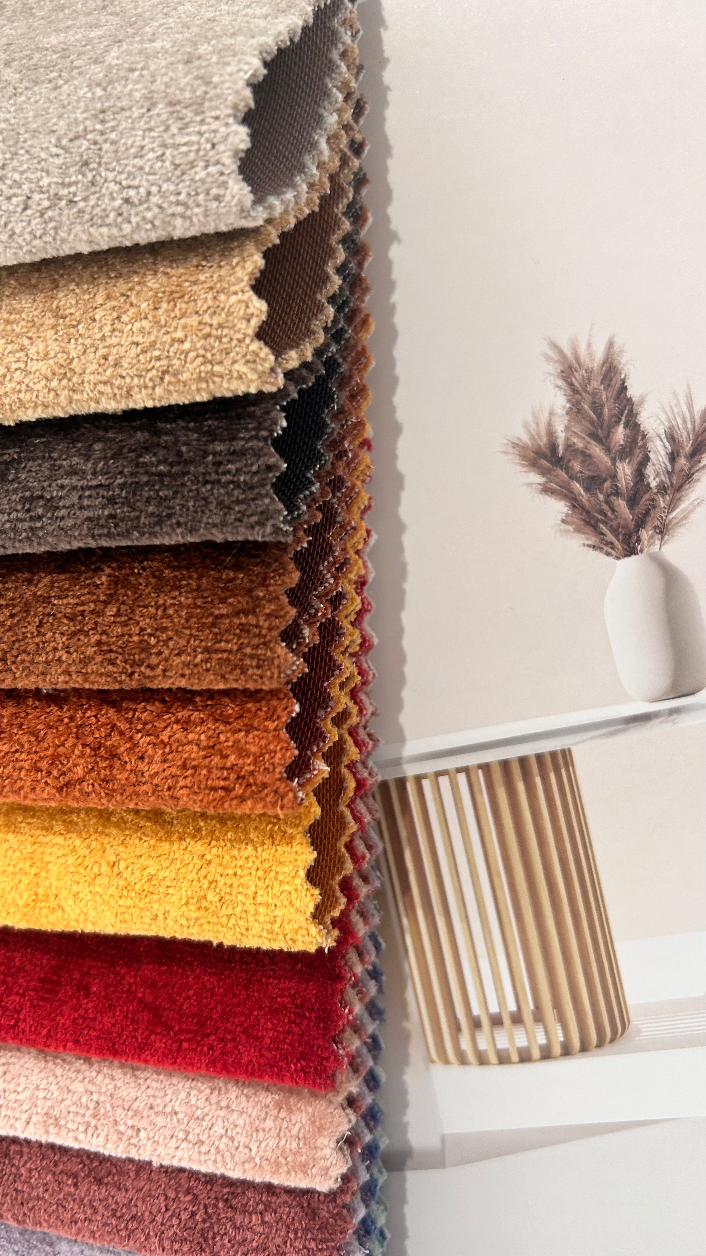 AURA Velvet Fabric Knitted Fabric Jacquard – 340gsm, 56" Wide, 29 Colors Langsum Fabric
