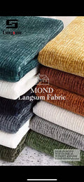 MOND Suede Fabric Polyester Upholstery Fabric – 430gsm, 56" Wide, 29 Colors