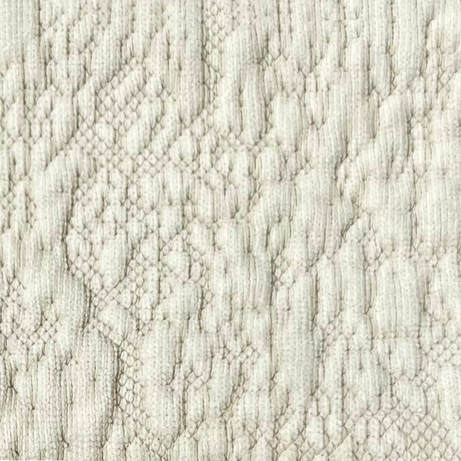 MELBOURNE Circle knitted Jaquard Textured Polyester Upholstery Fabric – 700GSM, 56" Wide, 21 Colors col.04 Langsum Fabric
