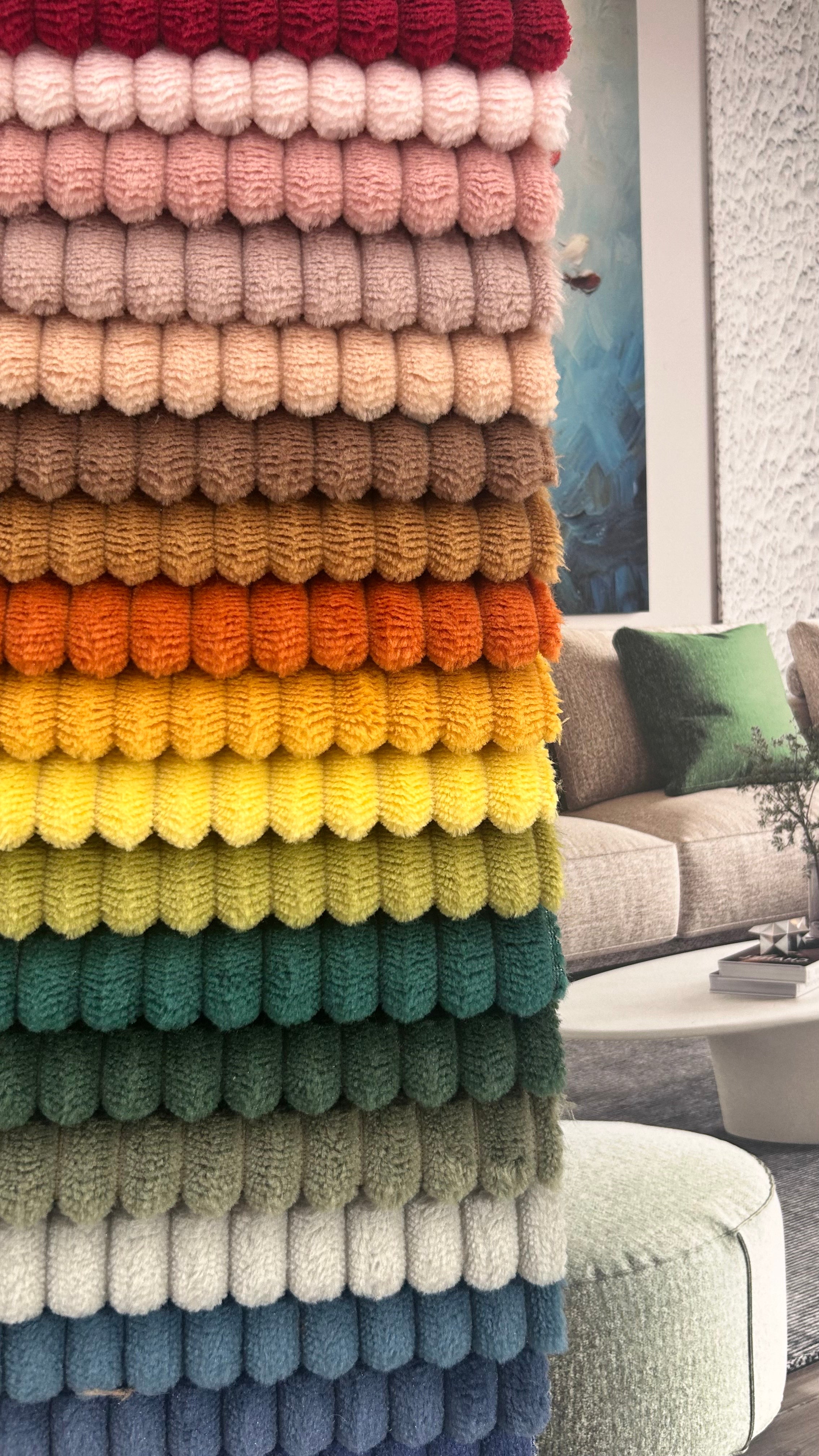 DUBLIN Velvet Fabric Knitted Fabric Jacquard – 280gsm, 56" Wide, 33 Colors Langsum Fabric