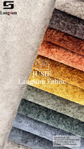 JUSIE Plush-Textured Polyester Upholstery Fabric – 250±20gsm, 56" Wide, 20 Colors