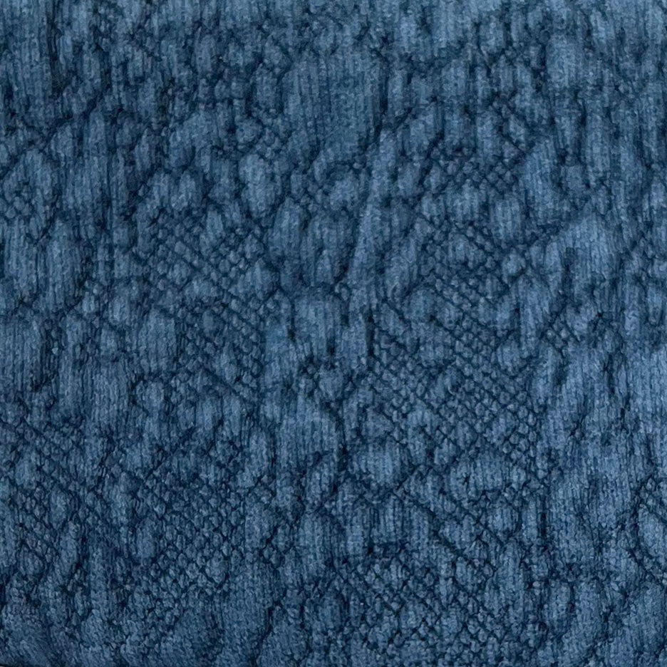 MELBOURNE Circle knitted Jaquard Textured Polyester Upholstery Fabric – 700GSM, 56" Wide, 21 Colors col.16 Langsum Fabric