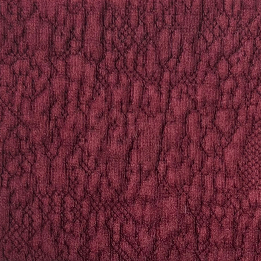 MELBOURNE Circle knitted Jaquard Textured Polyester Upholstery Fabric – 700GSM, 56" Wide, 21 Colors col.19 Langsum Fabric