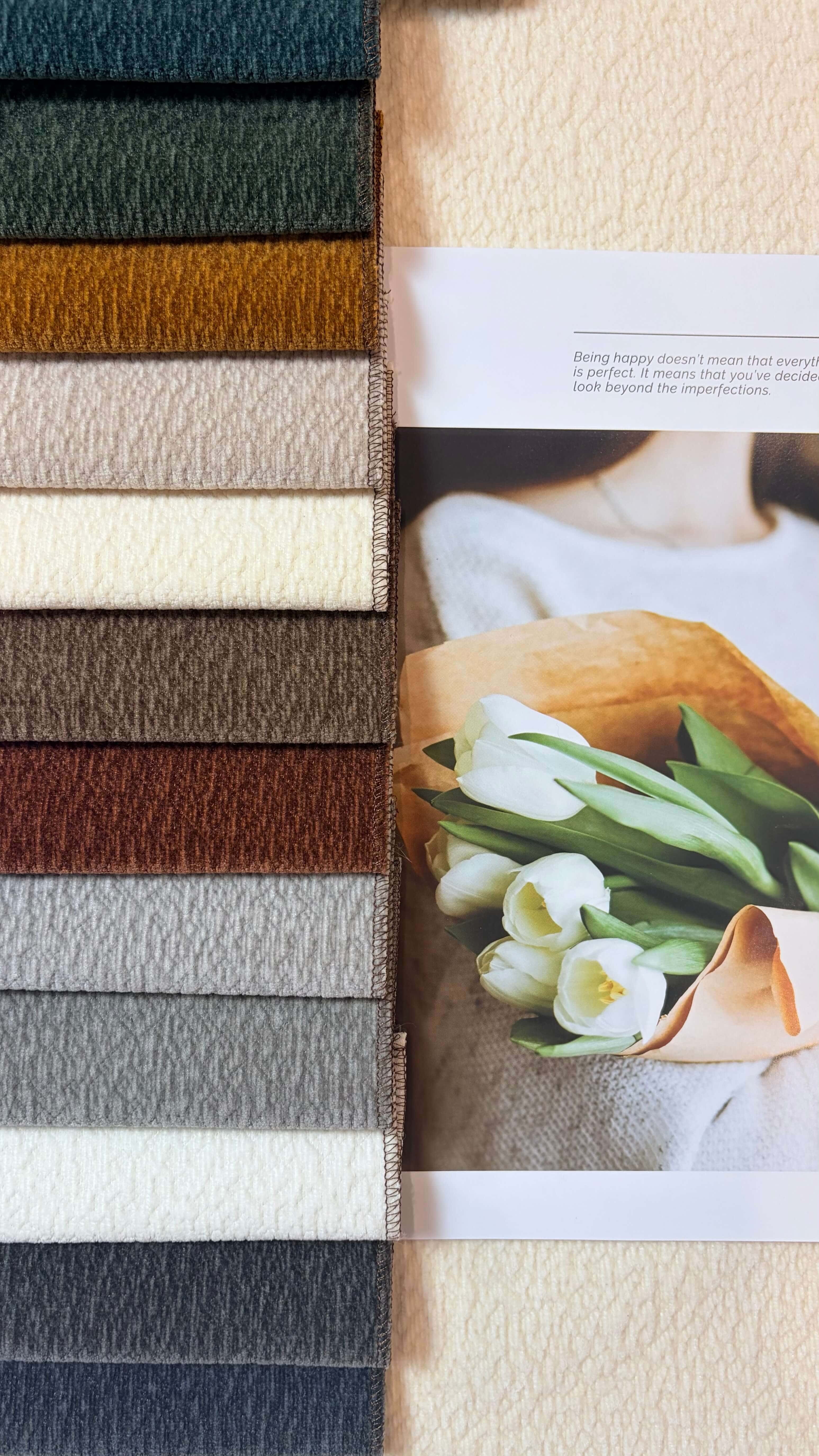 STARRY Textured Polyester Upholstery Fabric – 520±20gsm, 56" Wide, 12 Colors Langsum Fabric