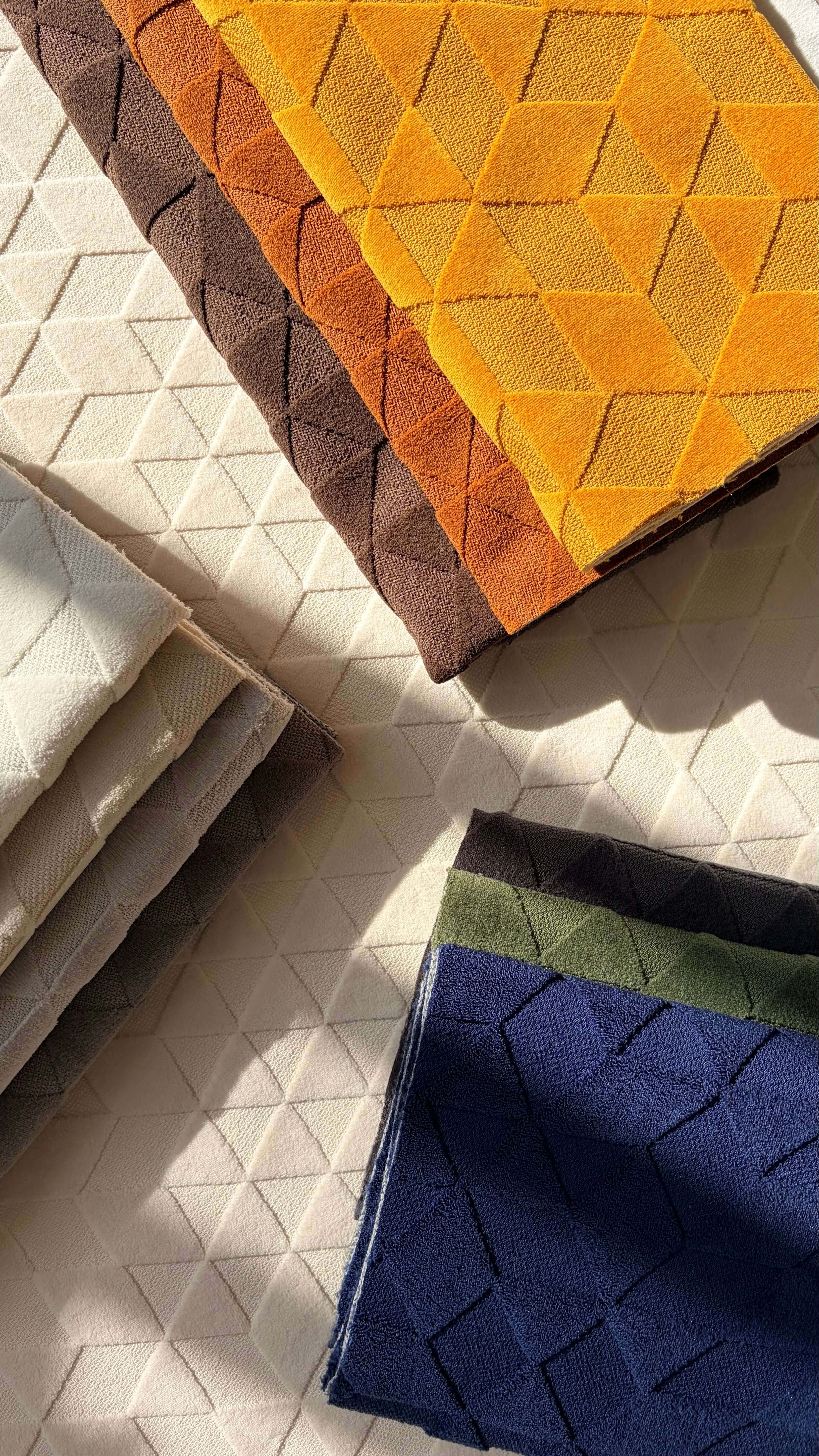 DANICA Textured Polyester Upholstery Fabric – 480gsm, 56" Wide, 12 Colors Langsum Fabric