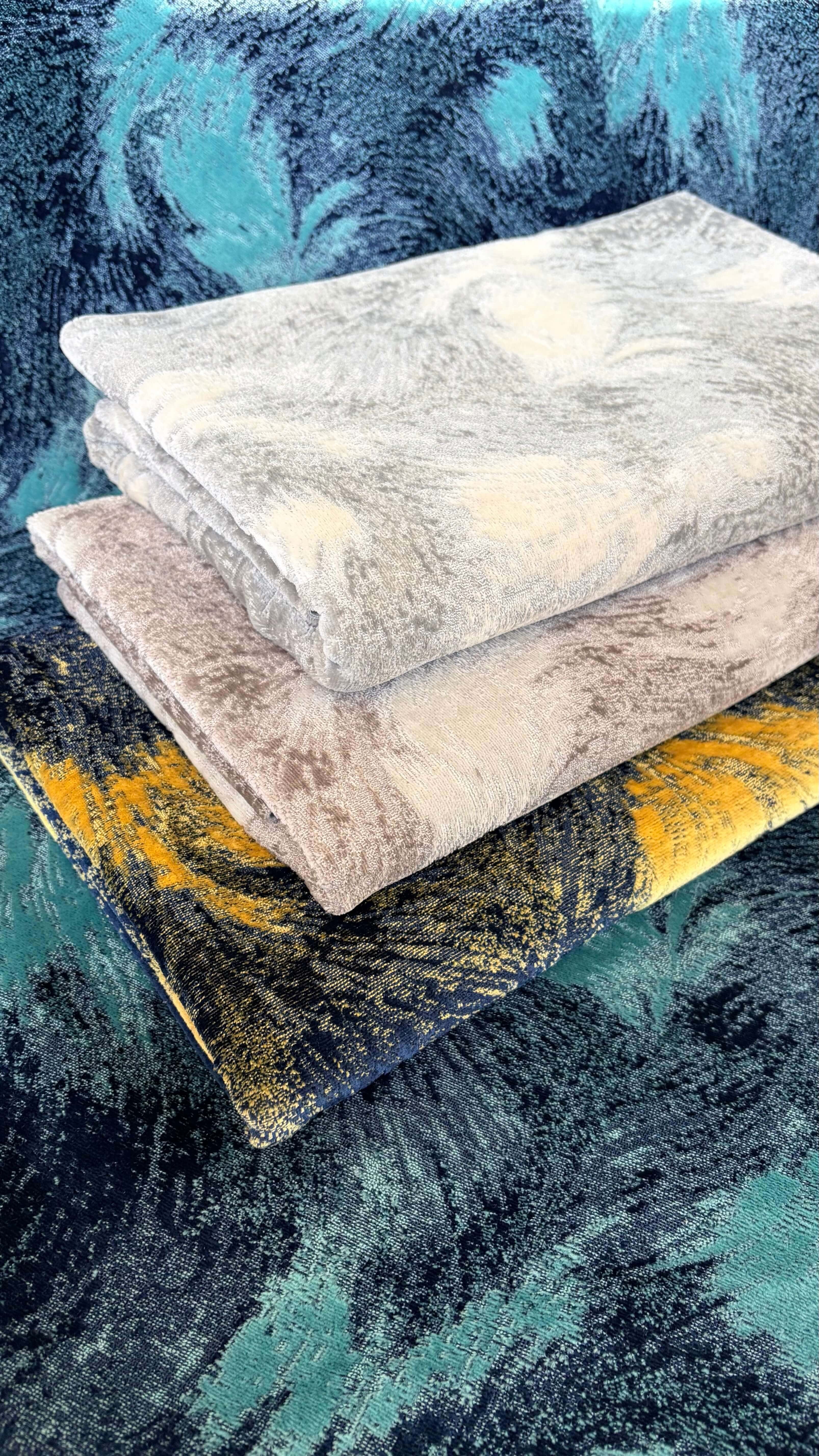 PHOENIX Textured Polyester Upholstery Fabric – 450±20gsm, 56" Wide, 6 Colors Langsum Fabric
