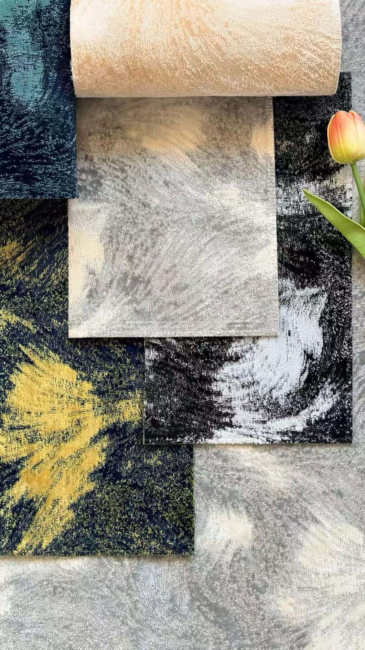 PHOENIX Textured Polyester Upholstery Fabric – 450±20gsm, 56" Wide, 6 Colors Langsum Fabric