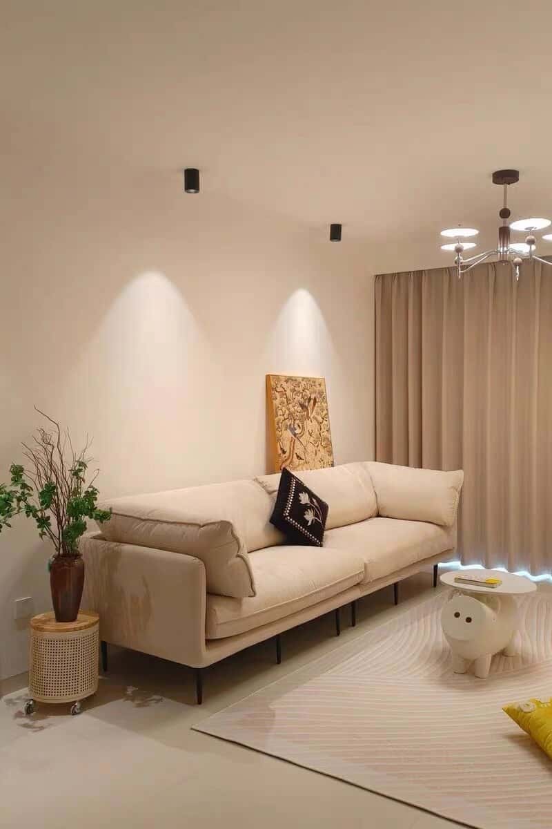 HALO Suede Fabric Textured Polyester Upholstery Fabric – 450 gsm, 56" Wide, 25 Colors Langsum Fabric