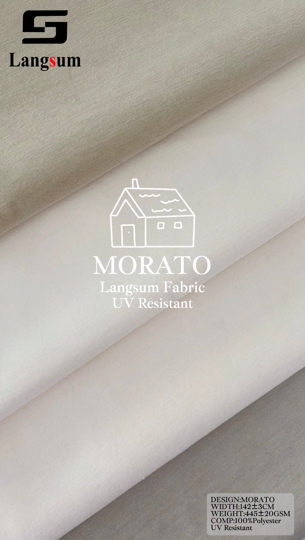 MORATO UV-Resistant Velvet Upholstery Fabric | 445 GSM Langsum Fabric