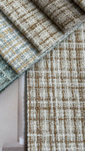 NORTON Grid-Textured Upholstery Fabric