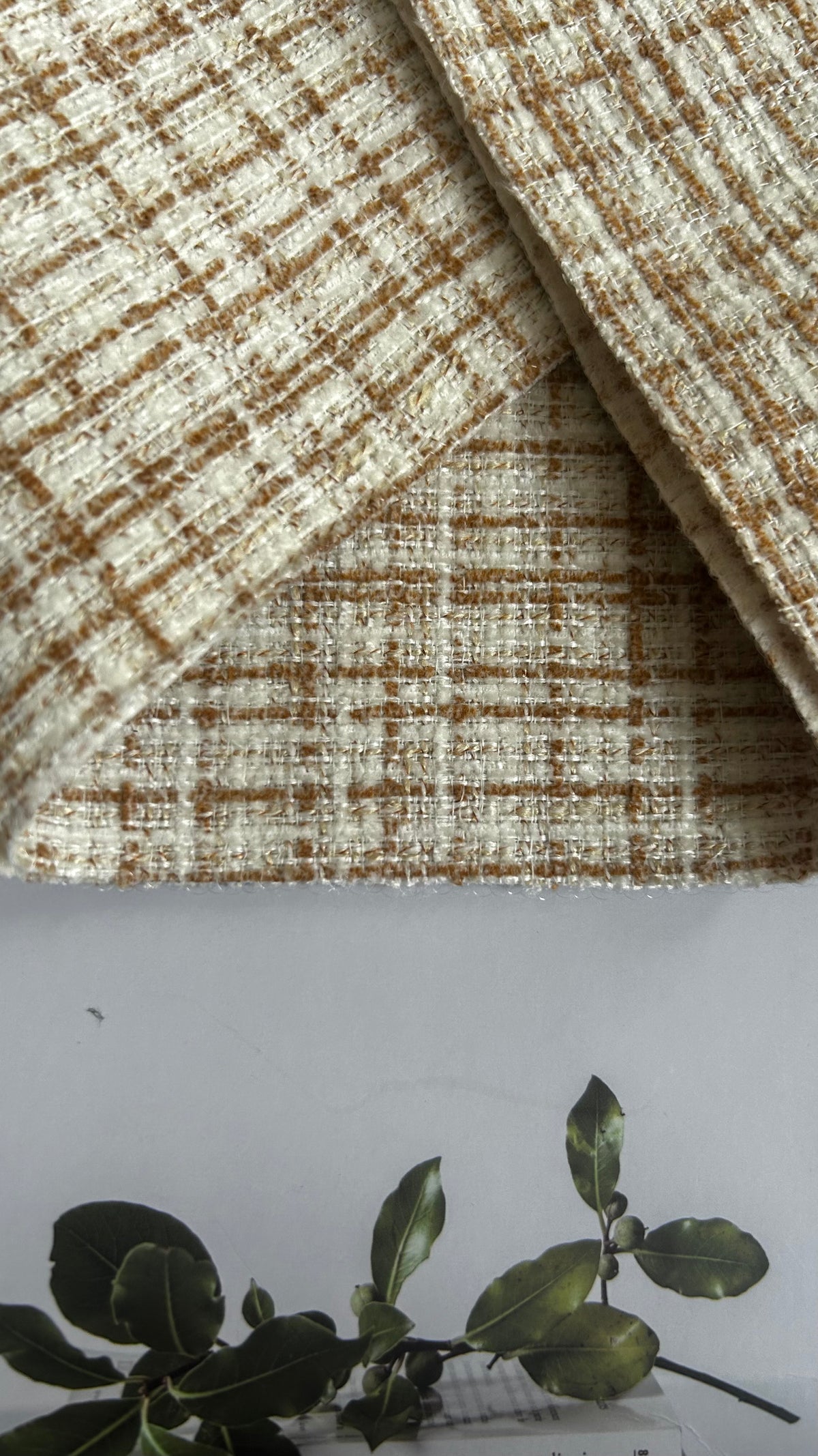 NORTON Grid-Textured Upholstery Fabric Langsum Fabric