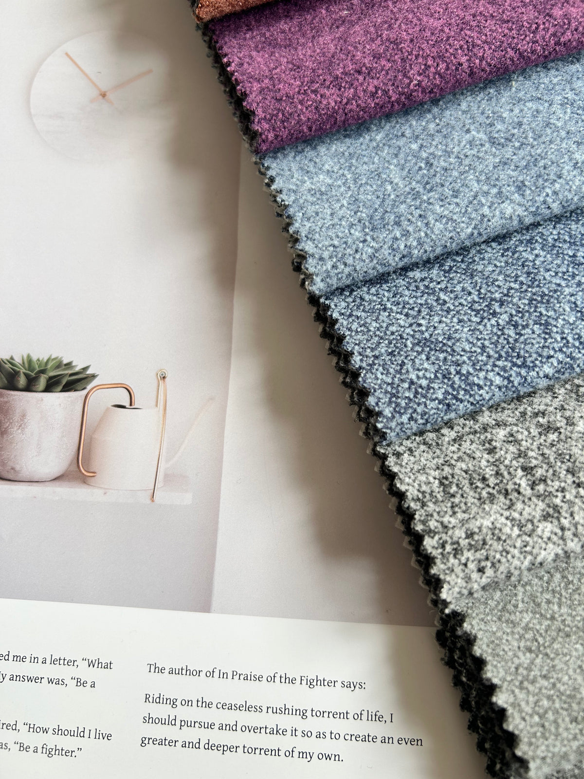 SOUL Textured Upholstery Fabric Langsum Fabric