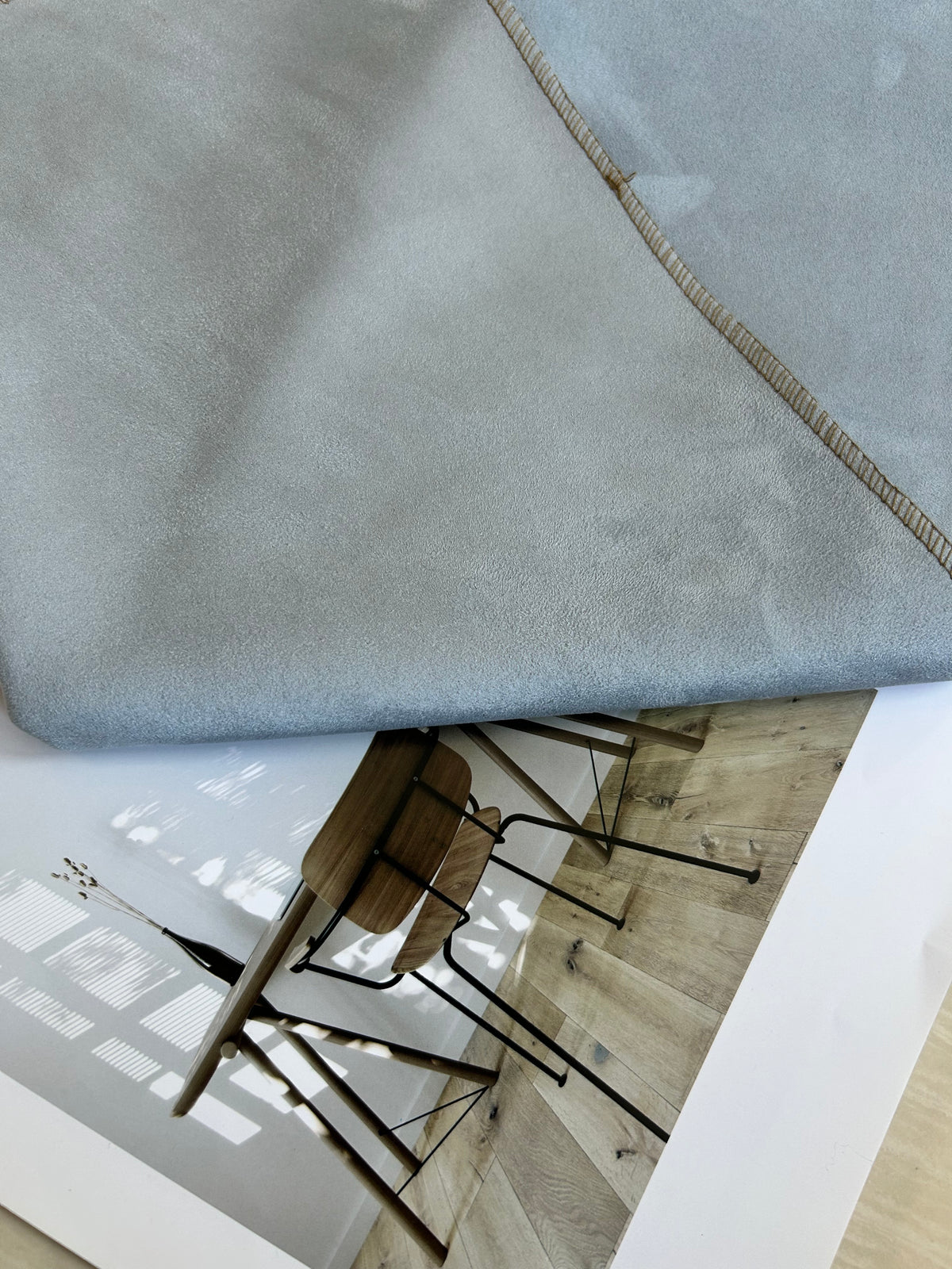 PLAIN SUDED Smooth-Texture Upholstery Fabric Langsum Fabric