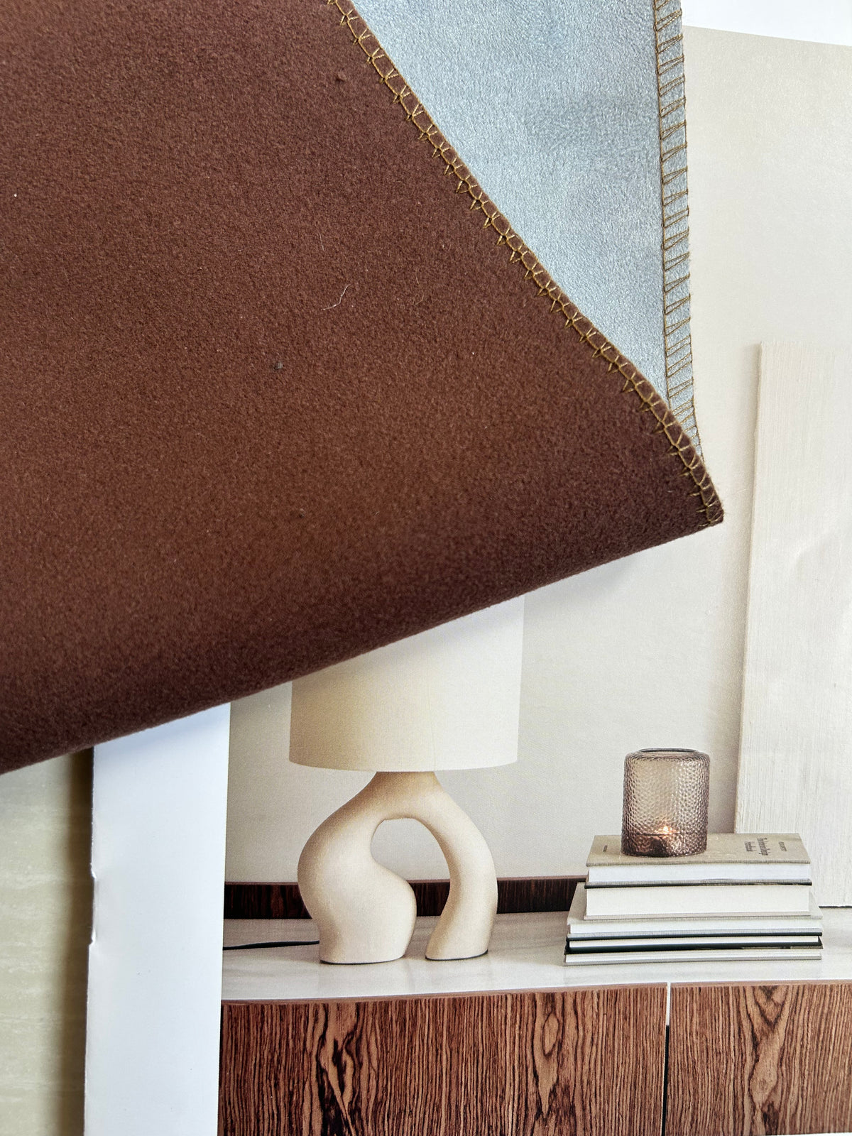 PLAIN SUDED Smooth-Texture Upholstery Fabric Langsum Fabric