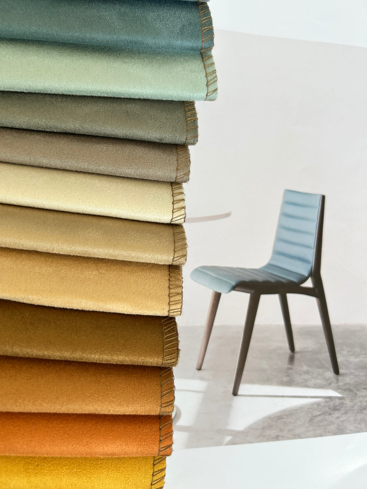 PLAIN SUDED Smooth-Texture Upholstery Fabric Langsum Fabric