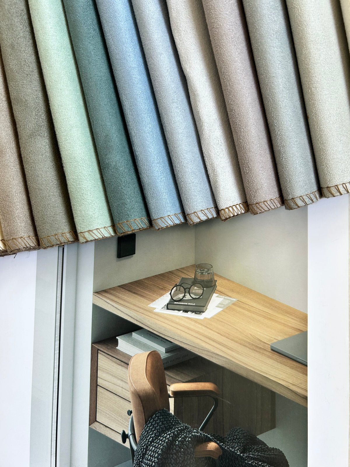 PLAIN SUDED Smooth-Texture Upholstery Fabric Langsum Fabric