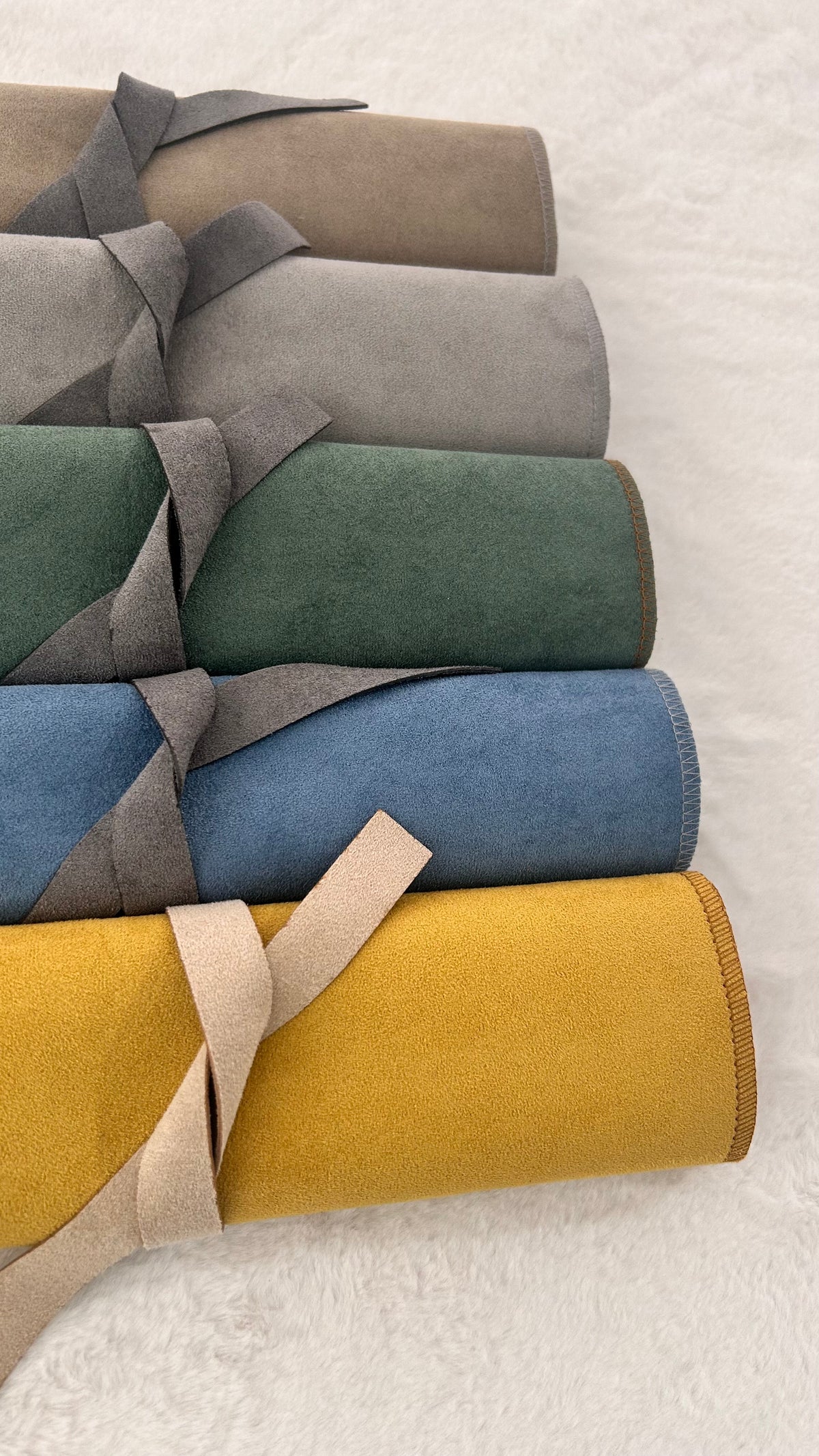 ALFA M Suede-Look Upholstery Fabric Langsum Fabric