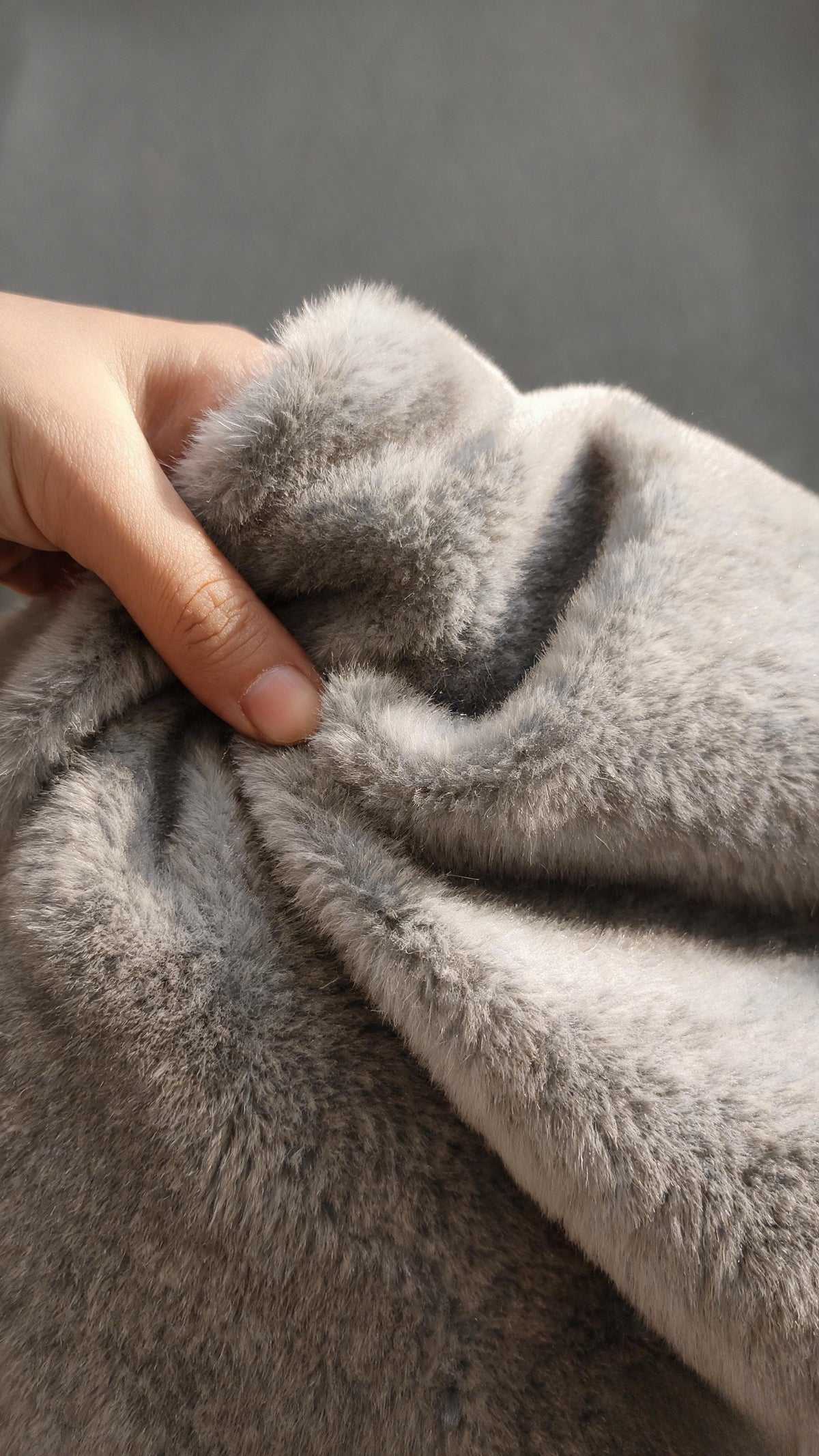 MINK Furry-Texture Upholstery Fabric Langsum Fabric