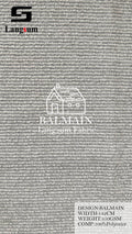BALMAIN Ribbed Polyester Upholstery Fabric – 450gsm, 56" Wide, 17 Colors