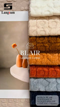 BLAIR Chenille Fabric Woven Jacquard Fabric – 450gsm, 56" Wide, 8 Colors