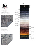 DAVINA Geometric-Pattern Polyester Upholstery Fabric – 390 / 340gsm, 56" Wide, 16 Colors