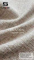 ELANDA Linen Look Fabric Polyester Upholstery Fabric– 480gsm, 56" Wide, 15 Colors