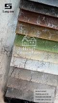 H2457 Crackle-Pattern Polyester Upholstery Fabric – 425±10gsm, 56" Wide, 15 Colors