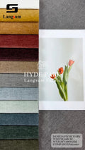 HYDE PARK Chenille Fabric Woven Jacquard Fabric – 480gsm, 56" Wide, 15 Colors