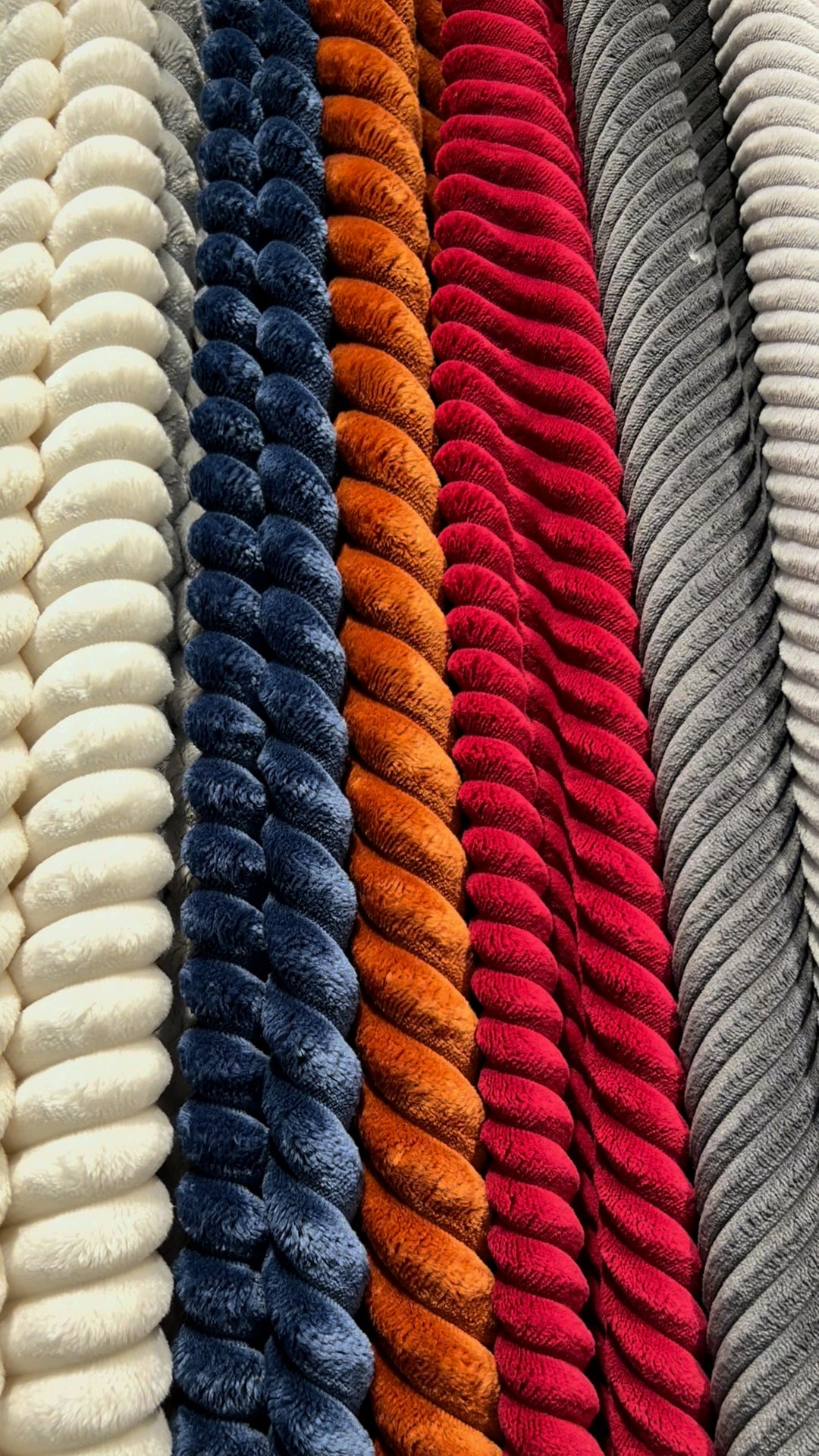 KANTER Velvet Fabric Knitted Fabric Jacquard – 320gsm, 56" Wide, 19 Colors Langsum Fabric