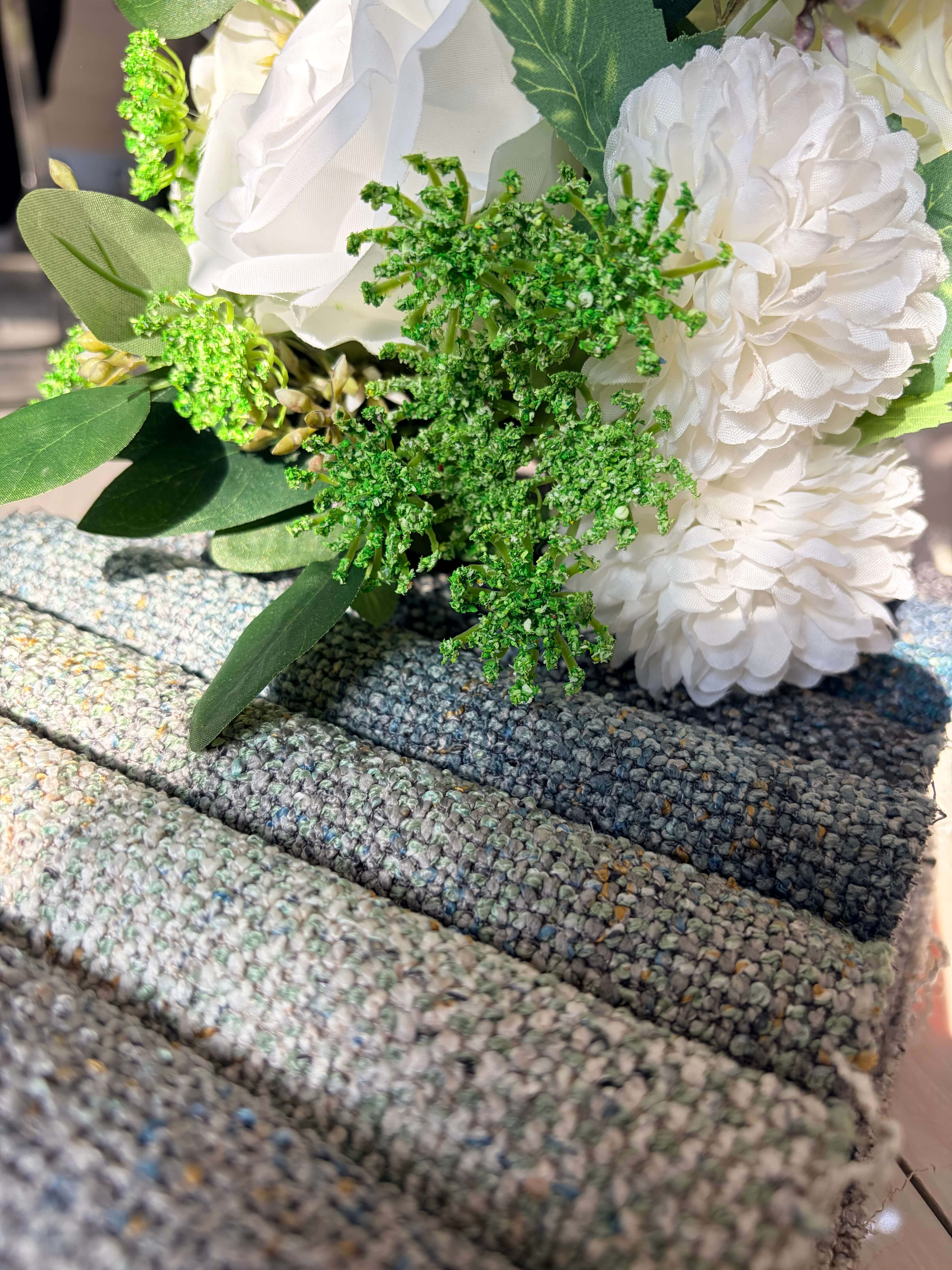 HAVIE Chenille Fabric Woven Jacquard Fabric – 500gsm, 56" Wide, 15 Colors Langsum Fabric
