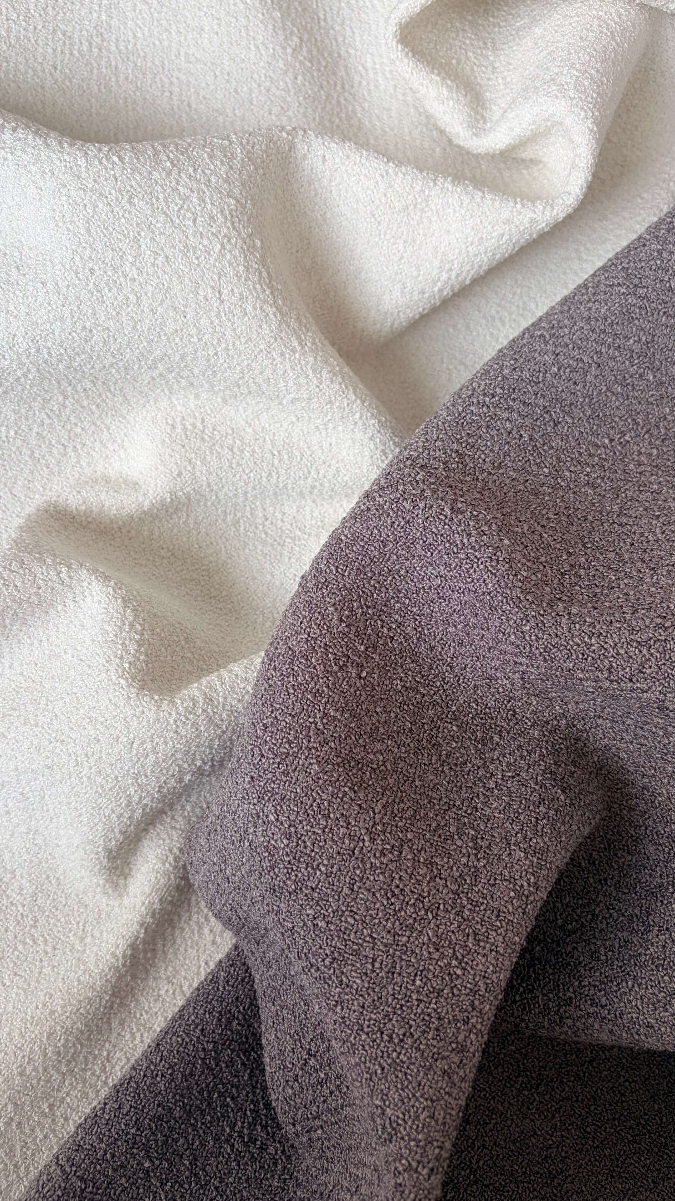 ADAM Boucle Fabric Polyester Upholstery Fabric– 530gsm, 56" Wide, 16 Colors Langsum Fabric