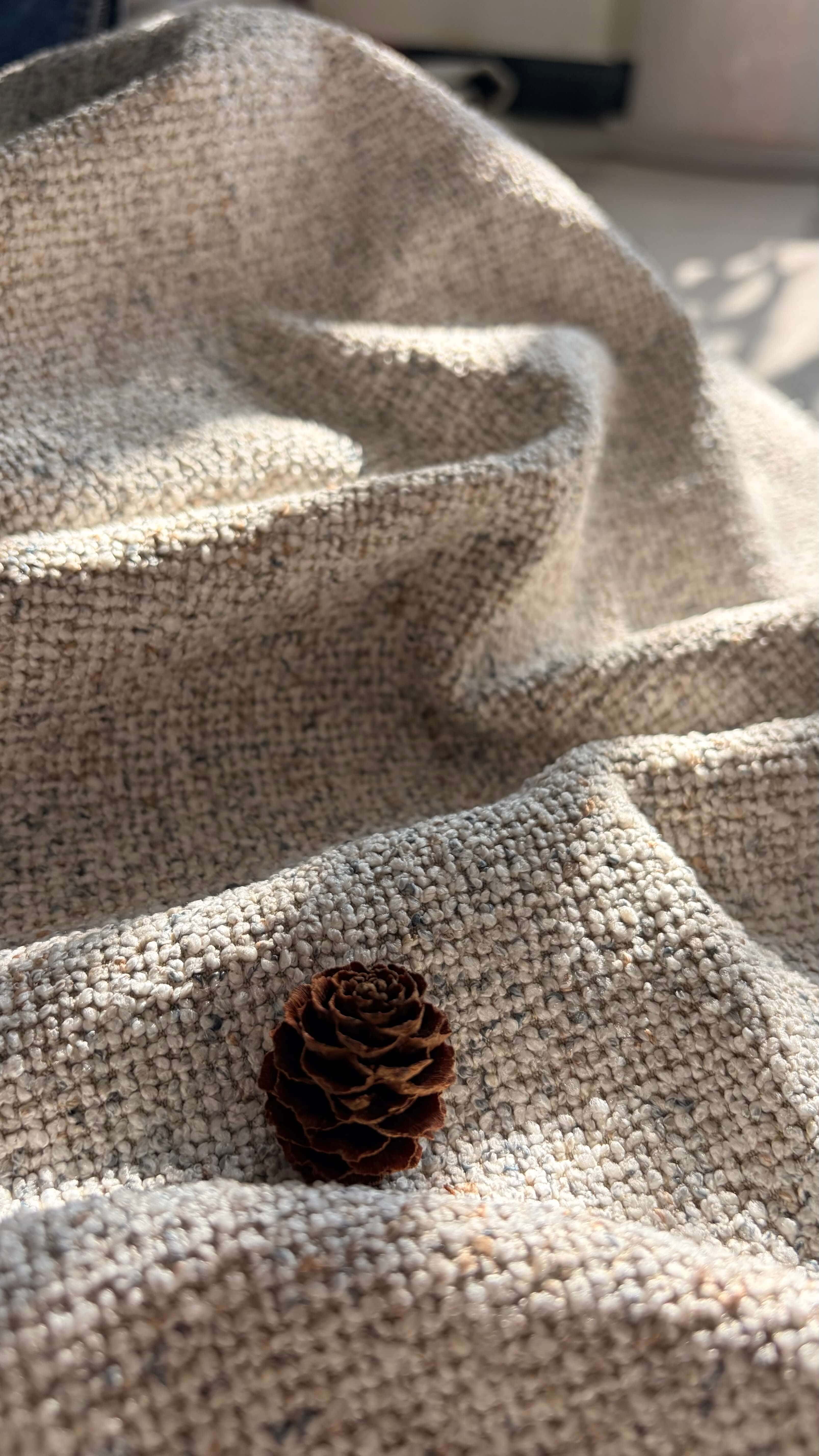 HAVIE Chenille Fabric Woven Jacquard Fabric – 500gsm, 56" Wide, 15 Colors Langsum Fabric