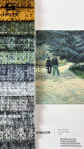 LUIGI Velvet Fabric Knitted Fabric Jacquard-400gsm, 56" Wide, 23 Colors