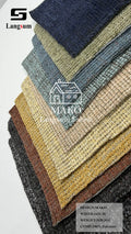 MAKO Crosshatch-Textured Polyester Upholstery Fabric – 315gsm, 56" Wide