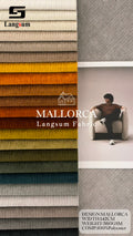MALLORCA Velvet Fabric Knitted Fabric Jacquard-360gsm, 56" Wide, 23 Colors