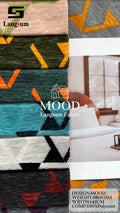 MOOD Chenille Fabric Woven Jacquard Fabric – 680gsm, 56" Wide, 8 Colors