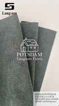 POTSDAM Fine-Textured Polyester Upholstery Fabric – 360±10gsm, 57" Wide, 24 Colors