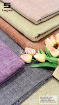 RAMIA Woven Fabric Polyester Upholstery Fabric – 340gsm, 56" Wide, 12 Colors