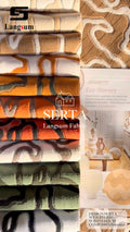 SERTA Chenille Fabric Woven Jacquard Fabric – 350gsm, 56" Wide, 12 Colors