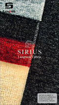 SIRIUS Chenille Fabric Woven Jacquard Fabric – 430gsm, 56" Wide, 11 Colors