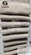 SNOWSHILL Coarse-Textured Polyester Upholstery Fabric – 570±10gsm, 56" Wide, 12 Colors