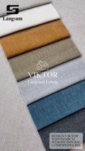 VIKTOR Fine-Textured Polyester Blend Upholstery Fabric – 310gsm, 56" Wide