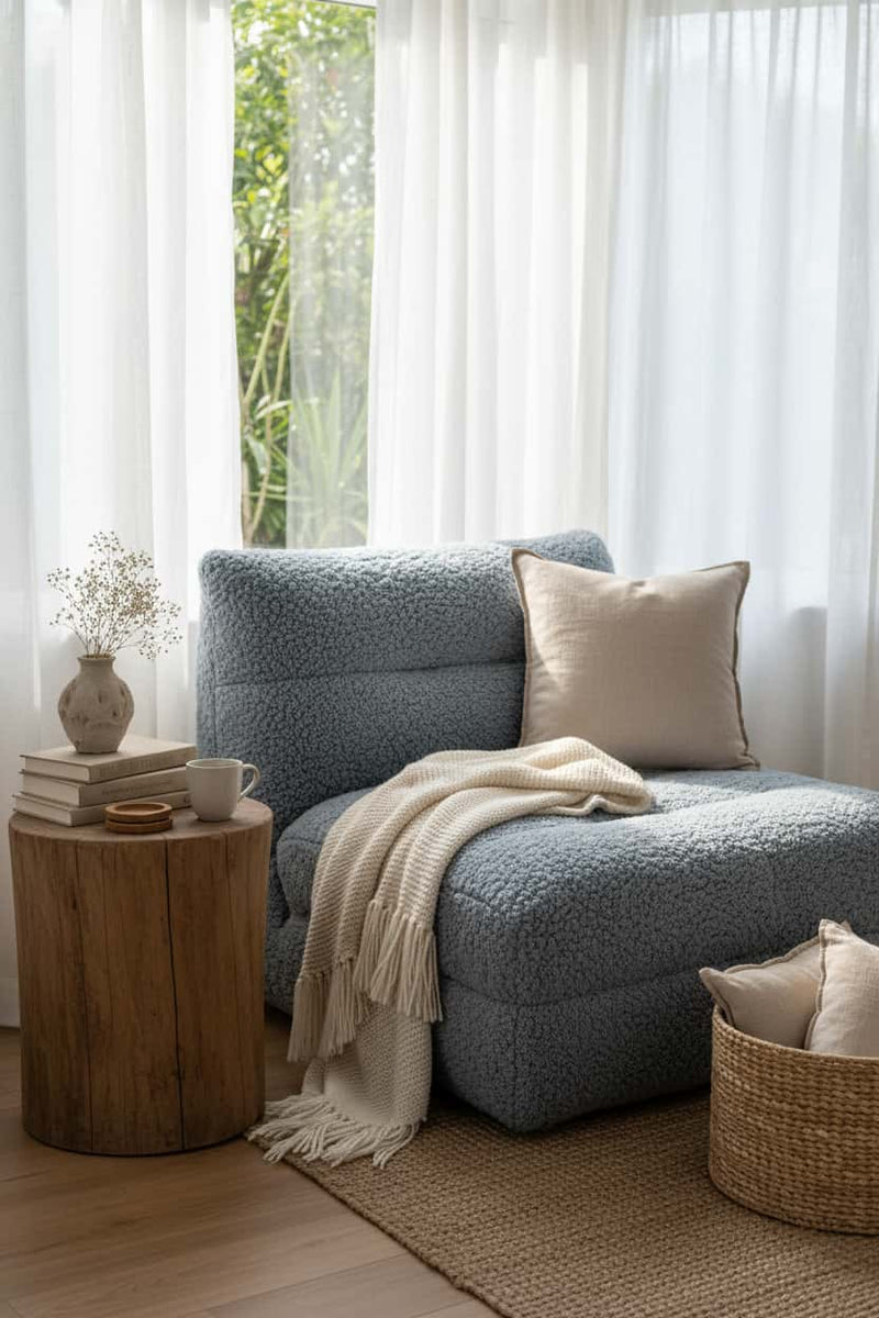 NEBULA Textured Polyester Upholstery Fabric – 280gsm, 56