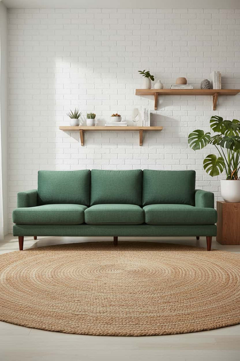 RHOSSILI Textured Polyester Upholstery Fabric – 410gsm, 56