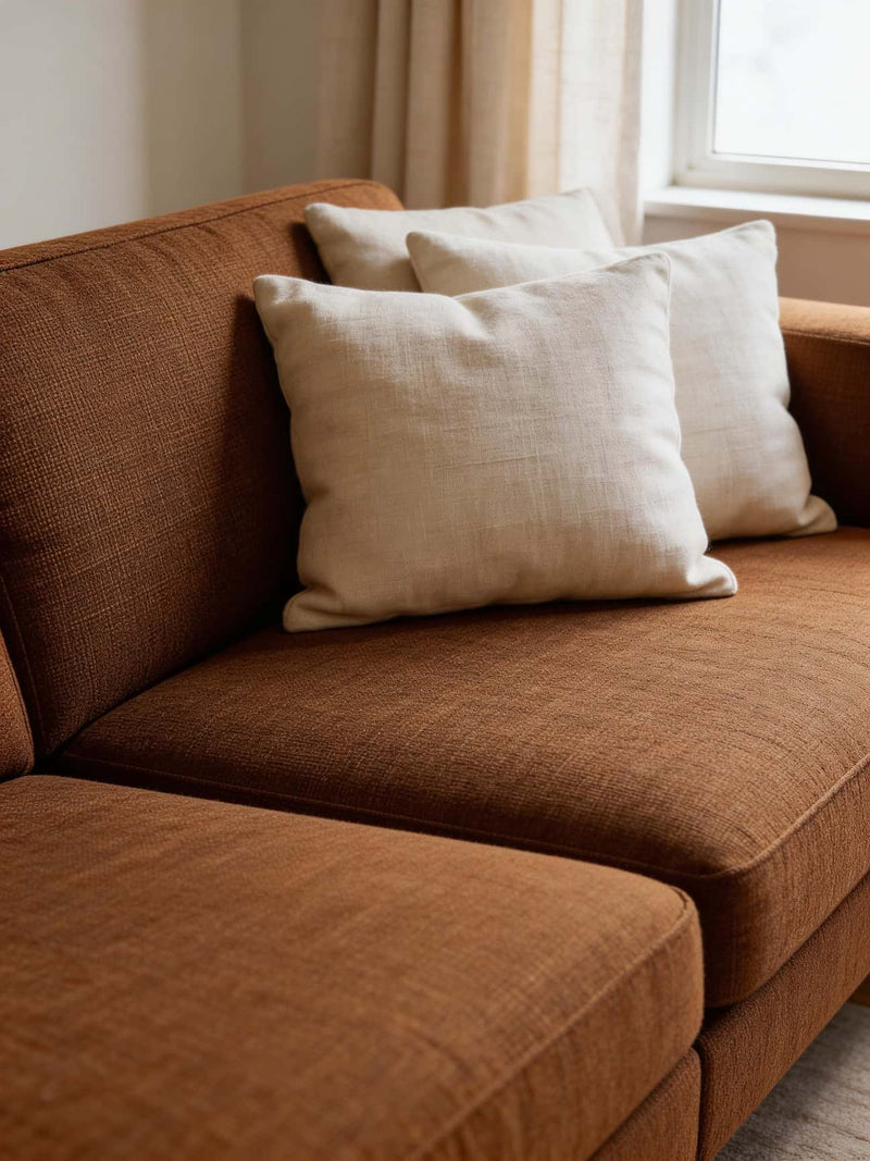 KESWICK Linen looking fabric  Polyester Upholstery Fabric – 510gsm, 56