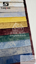 CHICAGO Polyester Upholstery Fabric – 300±10gsm, 56" Wide